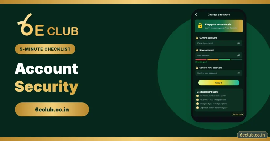 6E Club security guide banner